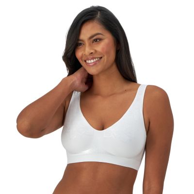 Comfort Revolution Aztec ComfortFlex Fit Seamless 3-Hook Closure Wireless Bra 3484 image
