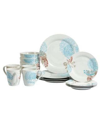 Tabletops Unlimited - Emma 16-Pc. Dinnerware Set, Service for 4
