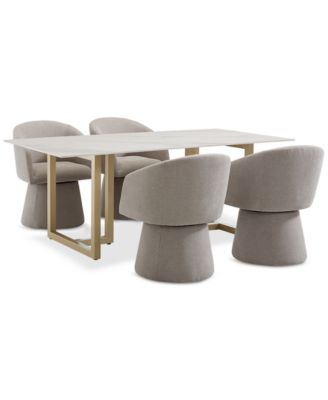 Furniture - 5 Pc. Dining Set (Emila Rectangular Table & 4 Korder Chairs), Created for Macy's