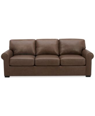 Furniture - Radley 86" Leather Roll Arm Sofa