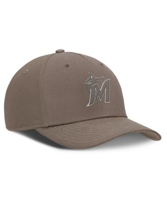 Nike - Men's  Brown Miami Marlins Rise Performance Adjustable Hat