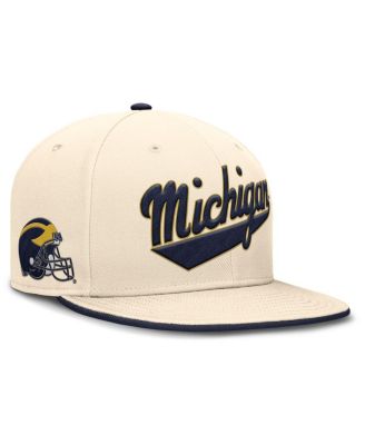 Jordan - Men's  Natural Michigan Wolverines Primetime True Performance Fitted Hat