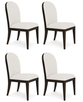 Furniture - Mazen 4-Pc. Curved Side Chair Set