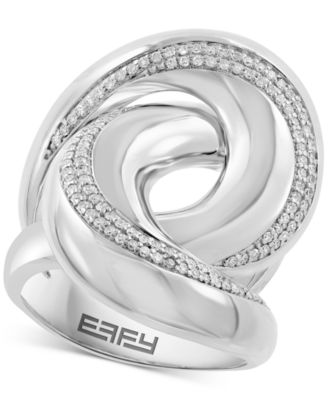 EFFY Collection - Diamond Statement Ring (1/3 ct. t.w.) in Sterling Silver