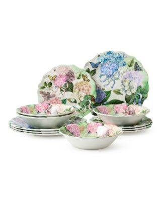 Garden Path Melamine 12-Pc. Dinnerware Set, Service For 4 image