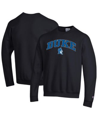 Champion - Men's&nbsp; Black Duke Blue Devils Arch Over Logo Pullover Sweatshirt