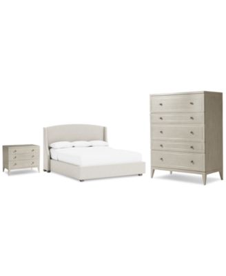 Bernhardt - Cornelia 3-Pc. King Set (Bed, Chest & 36" Nightstand)