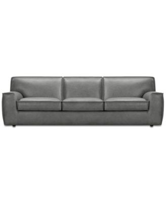Macy's - Glympton 110" Leather Sofa