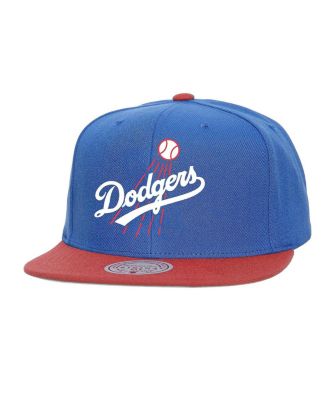 Mitchell & Ness - Men's Royal Los Angeles Dodgers Cooperstown Collection Basic Flip Snapback Hat