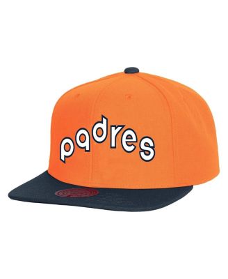 Mitchell & Ness - Men's Orange San Diego Padres Cooperstown Collection Basic Flip Snapback Hat