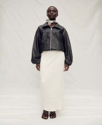 MANGO - Women's Straight Tulle Skirt