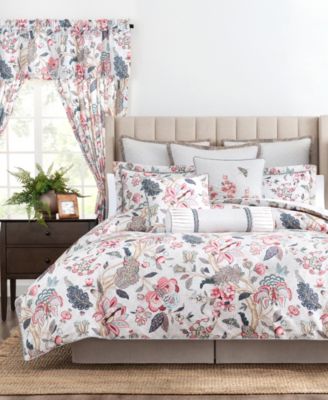 Talia Floral Print 4-Pc. Comforter Set, Queen image