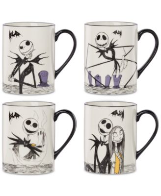 Nightmare Before Christmas Mugs, Set of 4 image