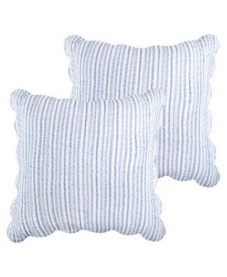 Levtex - Martha Stripe Reversible 3-Pc. Quilt Sets