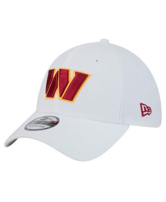 New Era - Men's White Washington Commanders Main 39THIRTY Flex Hat