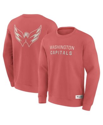 Fanatics - Men's Red Washington Capitals Elements Future Ground Lettering Pullover Sweatshirt