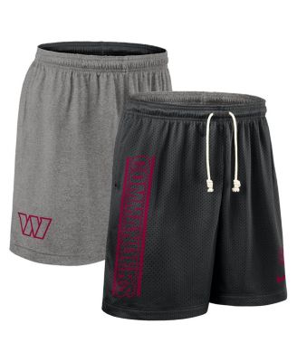 Nike - Men's Black Washington Commanders Sideline Reversible Performance Shorts