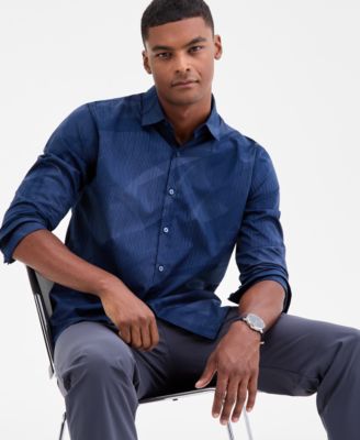 Alfani - Men's Interstellar Patterned Shirt