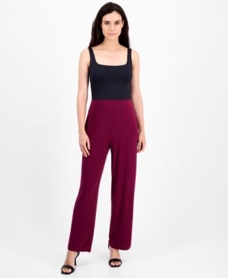 Anne Klein Essentials - Petite Wide-Leg Pull-On Pants