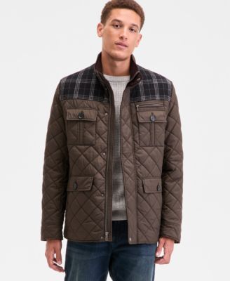 Cole Haan - Mixed Media Quilted Jacket