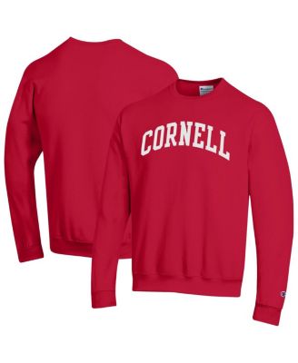 Champion - Men's Red Cornell Big Red Basic Arch Fleece Pullover Sweatshirt