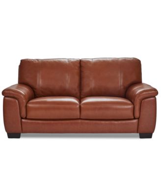 Furniture - Cobbie Leather 69" Loveseat