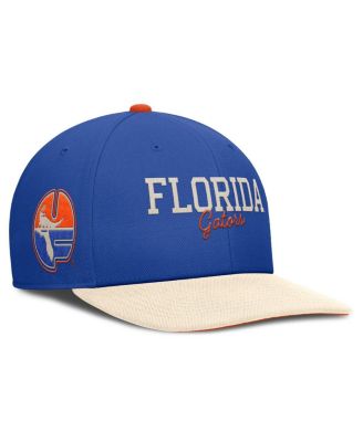 Nike - Men's Royal/Cream Florida Gators Pro Legacy Script Snapback Hat