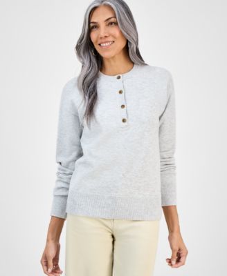 Style & Co - Women's Henley Sweater