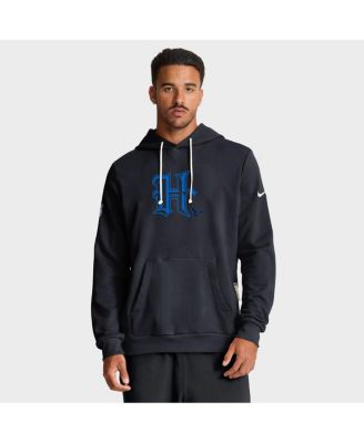 Nike - Men's Navy Houston Texans Sideline Offensive Set Play Performance Pullover Hoodie