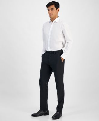Hugo Boss - Men's Modern-Fit Solid Wool-Blend Suit Separate Pants