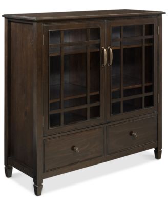 Simpli Home - Connaught Tall Storage Cabinet