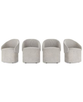 Bernhardt - Tempo 4-Pc. Caster Chair Set