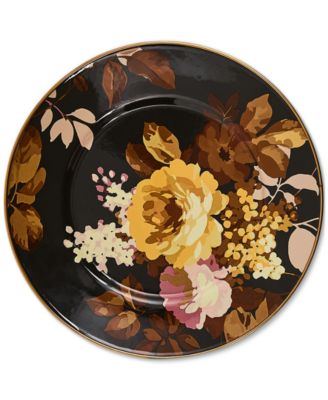 Wild Rose Brown Salad Plate image