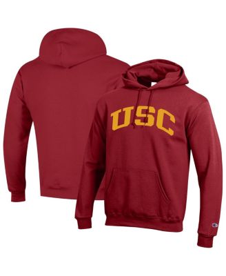 Champion - Men's Cardinal USC Trojans Basic Arch Fleece Pullover Hoodie