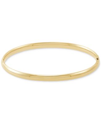 Macy's - Polished Hinge Bangle in 14k Gold