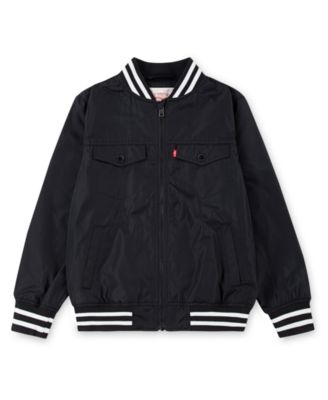 Levi's - Boys 8-20 Shiny Mesh Lined Bomber Jacket