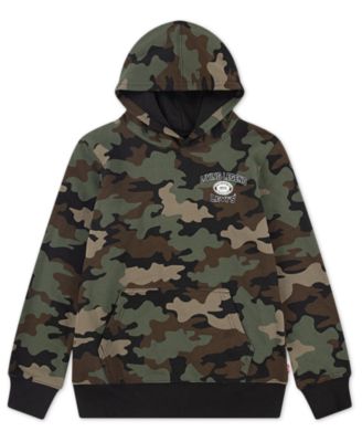 Levi's - Boys 2T-7 Camo Pullover Hoodie