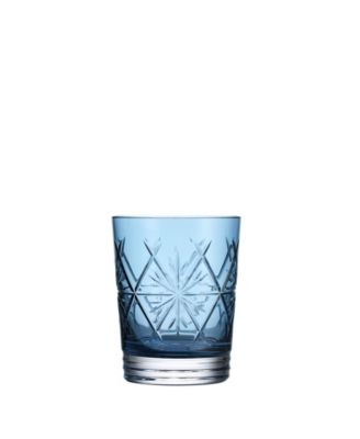 Winter Wonders Icy Blue Snowflake Double Old-Fashioned Glass image