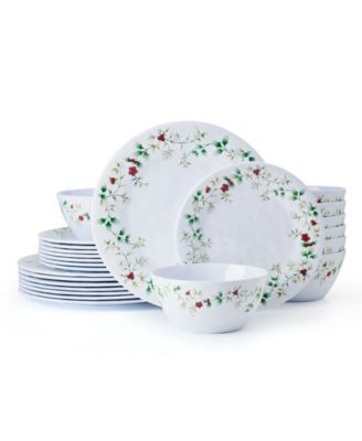Holiday Melamine 24 Pc. Dinnerware Set, Service for 8 image