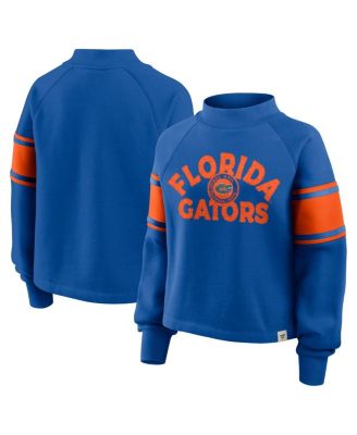 Fanatics - Women's Royal Florida Gators Oversized Hometown Premium Punt Coverage Raglan Pullover Sweatshirt