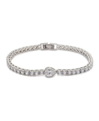 Givenchy - Foldover Crystal Cubic Zirconia Flex Bracelet