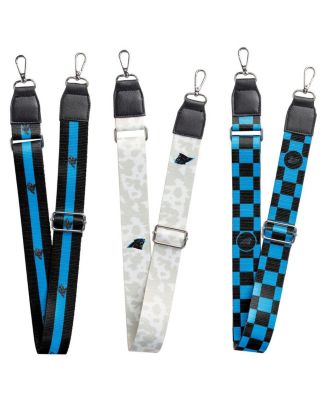 Logo Brands - 3-Pack Carolina Panthers Bag Strap Set