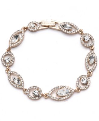 Givenchy - Glass Crystal Foldover Flex Bracelet