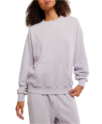Free People - Women's Slow It Down Pullover Sweatshirt