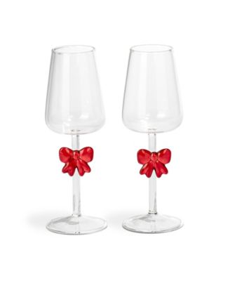 Bow Wine Glasses, Set of 2 image