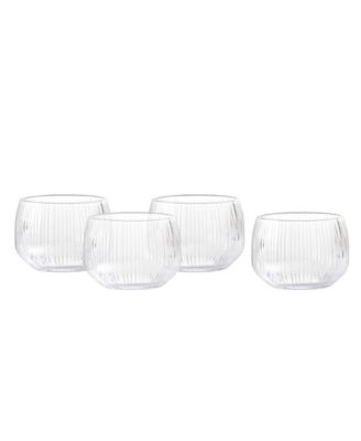 Estiva Textured Short Tumbler Glasses, Set of 4 image