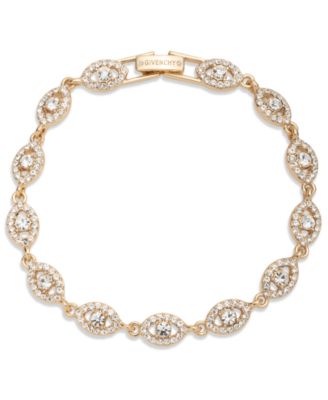 Givenchy - Crystal Stone Gold-Tone Flex Bracelet