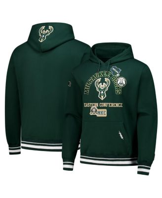 Pro Standard - Men's Hunter Green Milwaukee Bucks Area Code Pullover Hoodie