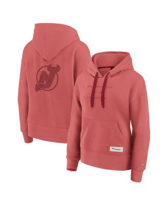 Fanatics - Women's Red New Jersey Devils Elements Future Ground Subtle Tonal Pullover Hoodie