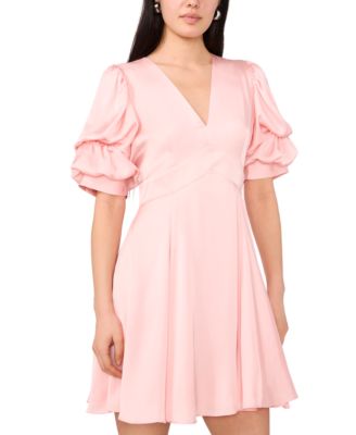 1.STATE - Women's Short Sleeve Mini Dress